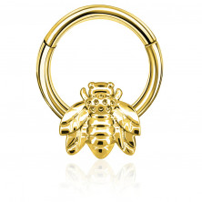 Кликер из титана с пчелой Gold