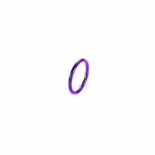 Кликер из титана анодированный в фиолетовый цвет  