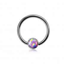 Кольцо с опалом из титана